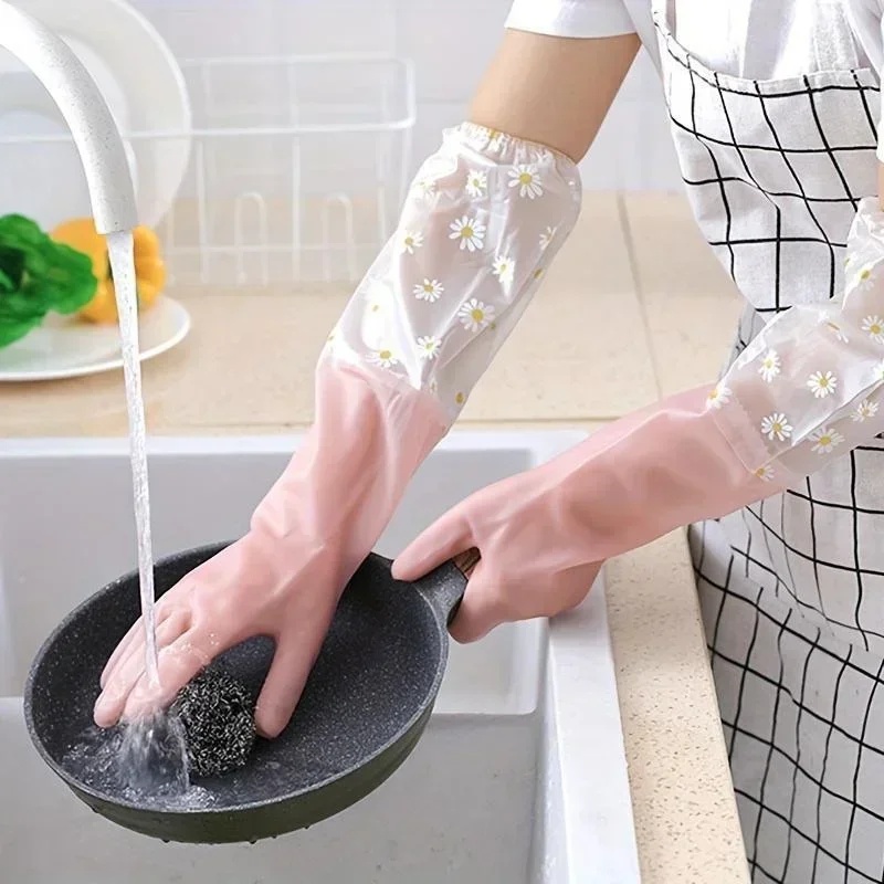 Rubber Glove Cleaning - Sarung Tangan Karet Lengan Panjang Rumah